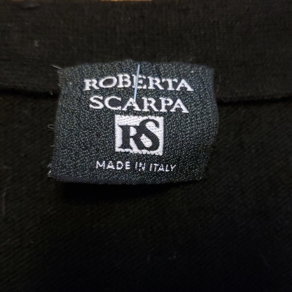 Roberta Scarpa wool studded open cardigan 14 - Picture 4 of 4